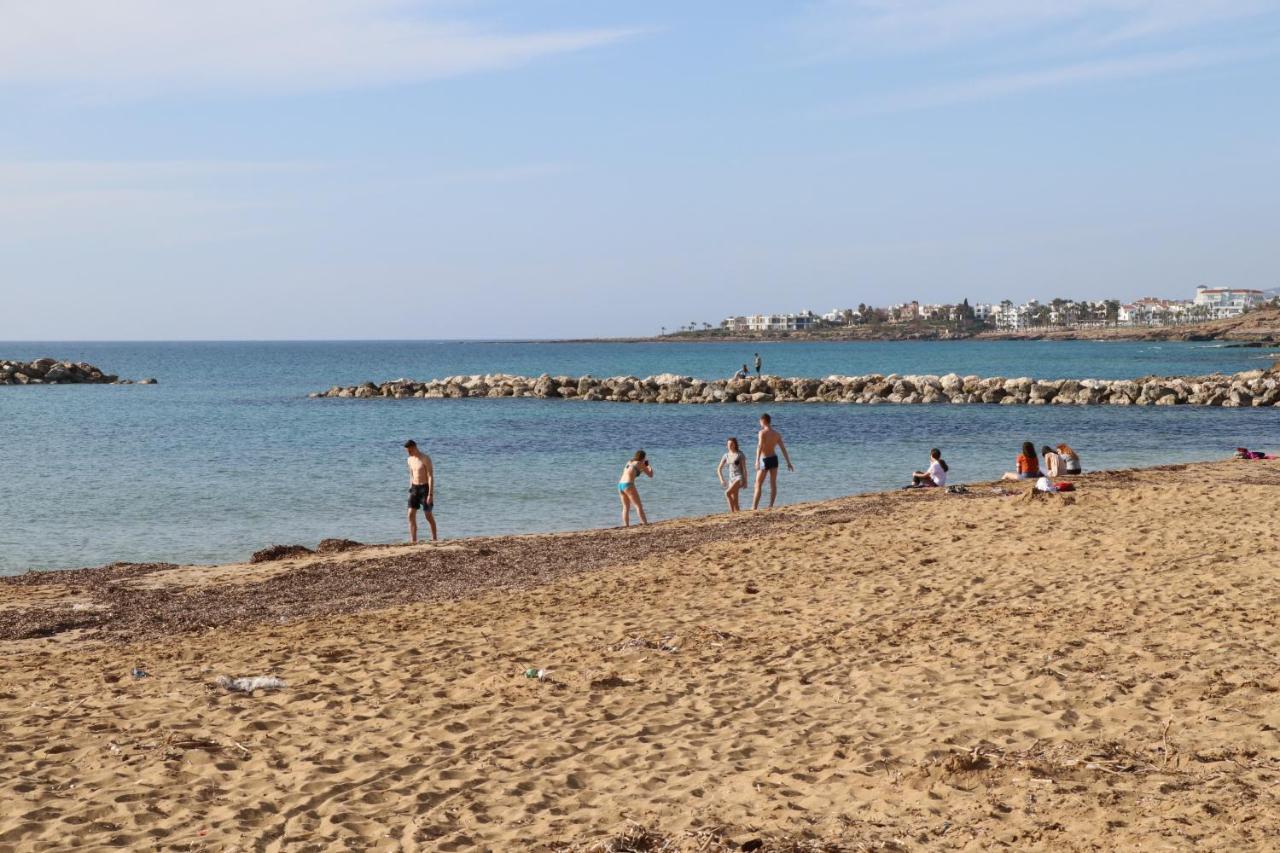 Cyking 2 Bed Apartment With Pool & 10 Min To Beach Paphos Buitenkant foto